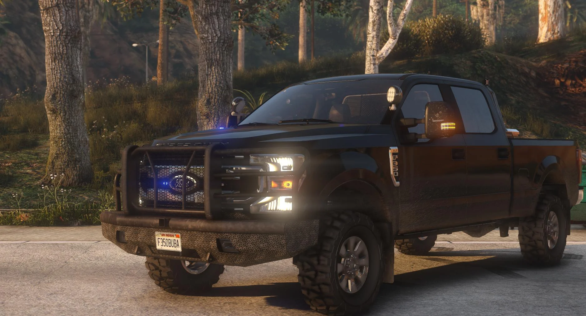 Alternate view of the Ferious Development F350 Bubba LEO truck