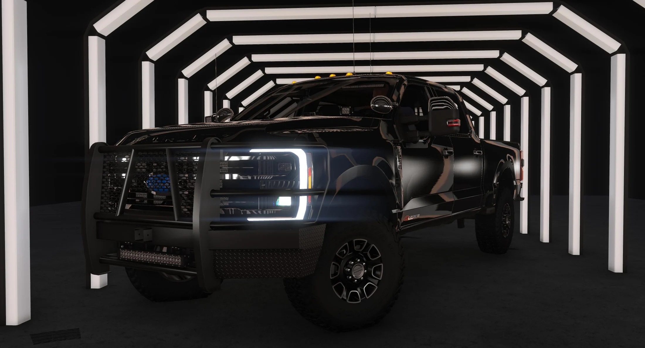 Custom FiveM police truck by Ferious Development