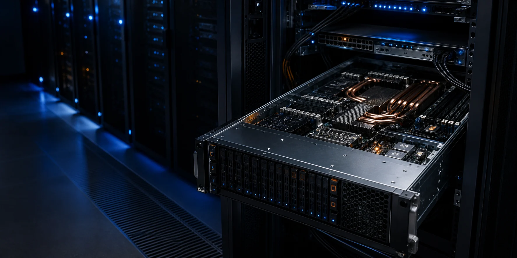 Premium high-frequency server hardware in a modern data center
